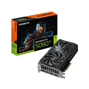 Placa de Video GIGABYTE GV-N506TWF2OC-16GD RTX 5060 Ti WINDFORCE OC 16GB