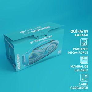 Parlante portátil STROMBERG MEGA FORCE 80W RMS Bluetooth
