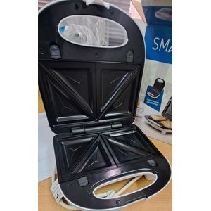Sandwichera y Waflera SMARTLIFE SL-SWD5000 Antiadherente 700W Blanca OUTLET