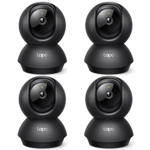 Kit x4 Cámaras de seguridad Interior TP-Link TAPO C211 2K 3MP Detección por IA y Llanto de Bebé